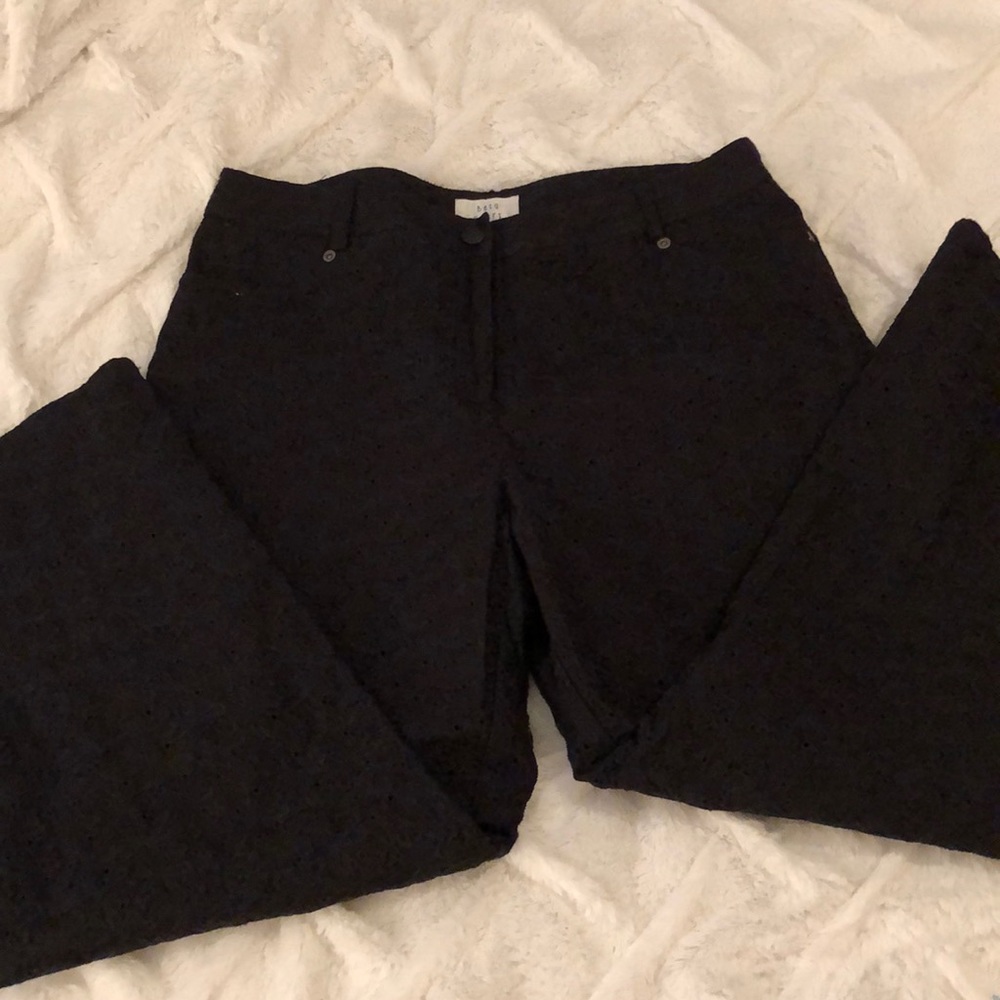 Betu Sport pants, EUC, Eyelet Denim Jeans